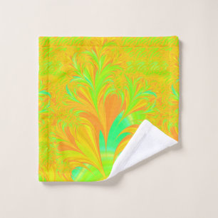 Vintage Art Nouveau Floral Garden  Wash Cloth