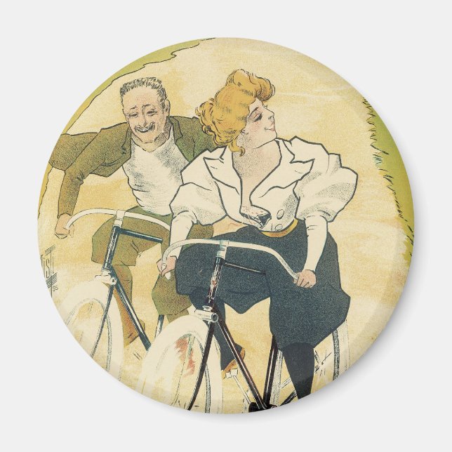 Vintage Art Nouveau, Gladiator Cycles Bicycles  Magnet (Front)