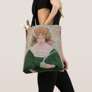 Vintage Art Nouveau Helm Cacao by Privat Livemont Tote Bag