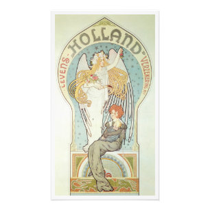 Vintage Art Nouveau, Holland Levensverzekering Photo Print