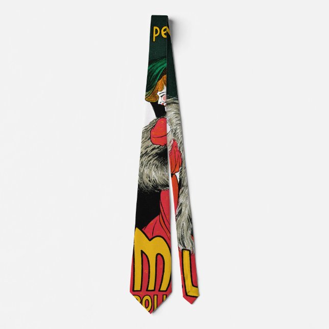 Vintage Art Nouveau, Italian Fashion Love Romance Tie (Front)