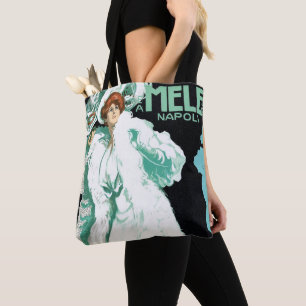 Vintage Art Nouveau, Italy Fashion and Fancy Women Tote Bag