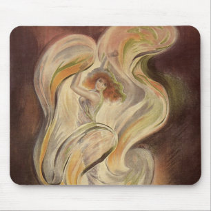 Vintage Art Nouveau, La Loie Fuller Modern Dancer Mouse Mat
