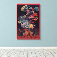 Vintage Art Nouveau, Loie Fuller at Folies Bergere