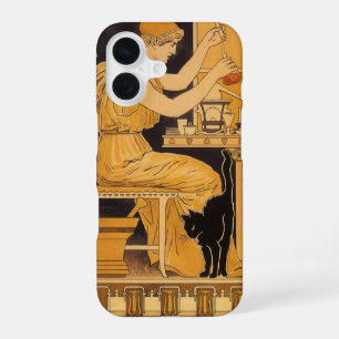 Vintage Art Nouveau, Love Conquers All Scientist iPhone 16 Case