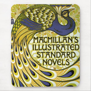 Vintage Art Nouveau, Macmillan's Peacock Feather Mouse Mat