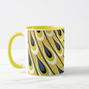 Vintage Art Nouveau, Macmillan's Peacock Feather Mug
