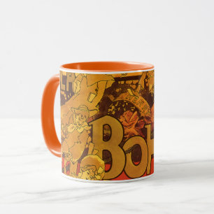 Vintage Art Nouveau Music, La Boheme Opera, 1896 Mug