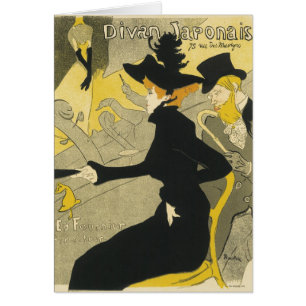 Vintage Art Nouveau Nightclub Cafe, Divan Japonais