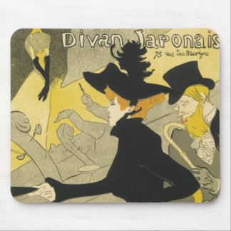 Vintage Art Nouveau Nightclub Cafe, Divan Japonais Mouse Mat