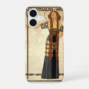 Vintage Art Nouveau Richard Strauss-Woche, Munich iPhone 16 Case