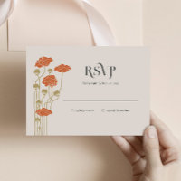 Vintage Art Nouveau RSVP Enclosure Card