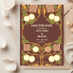 Vintage Art Nouveau Save The Date