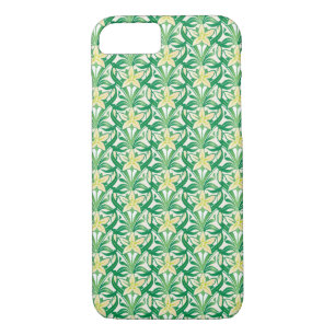 Vintage Art Nouveau snowdrop floral pattern iPhone 8/7 Case