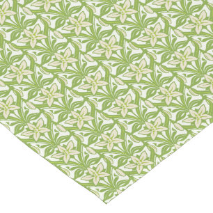 Vintage Art Nouveau snowdrop floral wallpaper Short Table Runner