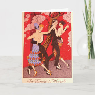 Vintage Art Nouveau ~ The Fury of Tango Card