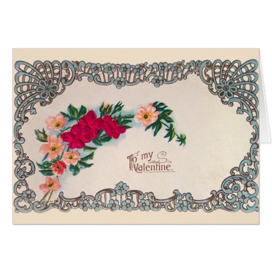 Vintage Art Nouveau Valentine Card