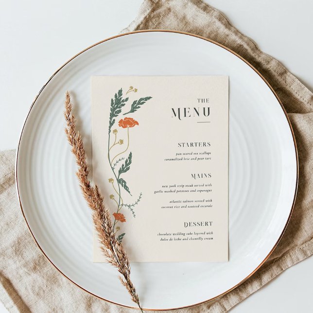 Vintage Art Nouveau Wedding Menu (Creator Uploaded)