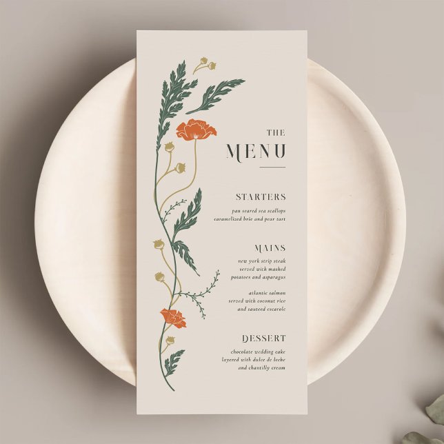 Vintage Art Nouveau Wedding Menu (Creator Uploaded)