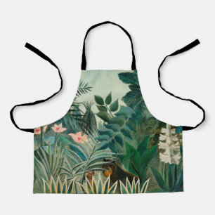 Vintage Art The Equatorial Jungle (1909) Apron