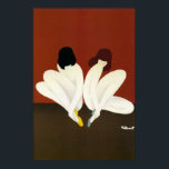 Vintage Art Villemot/ Bally Lotus Poster Print<br><div class="desc">A stunning piece, perfect for the art deco lover or the vintage art poster collector! circa 1973 - Bold colour, a brilliant accent to any home, office, or studio loft! Bernard Villemot (1911–1989) was a French graphic artist known primarily for his iconic advertising images for Orangina, Bally shoes, Perrier, and...</div>