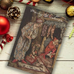 Vintage Arthur Rackham Christmas Greetings Holiday Card<br><div class="desc">Vintage Arthur Rackham illustration from the Night Before Christmas. Delight your loved ones and friends with a bit of Christmas fairy tale nostalgia this year!</div>