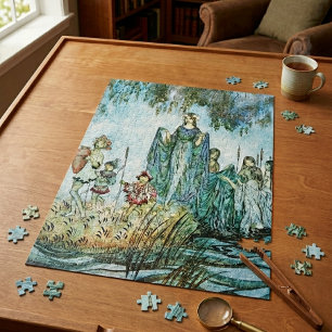 Vintage Arthur Rackham Fairy Art Comus Jigsaw Puzzle