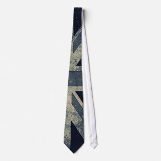 Vintage Artistic Grunge UK Flag Tie