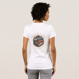 Vintage Artistic Illustration of BMW Car Engine T-Shirt