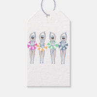 Vintage Artistic Swimming Swimmers Swim Ring Pool