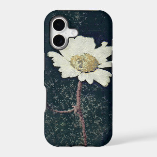 Vintage Artistic White Daisy Art iPhone 5 Case