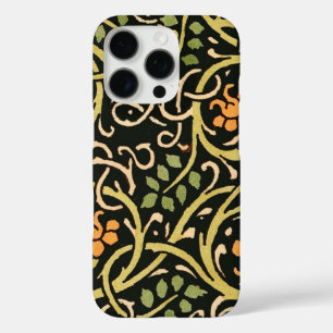 Vintage Arts and Crafts Floral Pattern Roycroft iPhone 16 Pro Case