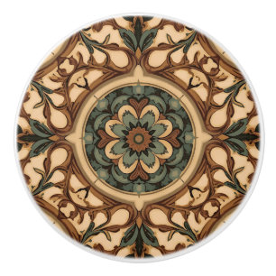 Vintage Arts & Crafts Craftsman, Mission Style  Ceramic Knob
