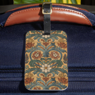 Vintage Arts & Crafts Craftsman, Mission Style Luggage Tag