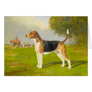 Vintage Artwork - Harrier Dog,