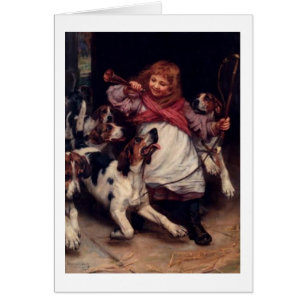 Vintage Artwork - The Foxhounds are Ready,
