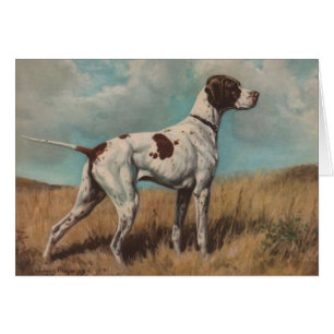 Vintage Artwork - The Pointer Dog,