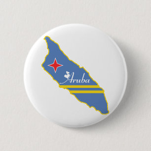 Vintage Aruba 6 Cm Round Badge