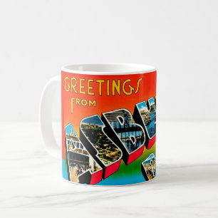 Vintage Asbury Park NJ Postcard Coffee Mug