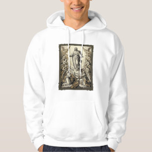 Vintage Ascension Angel Engraving Vector Art_1 Hoodie