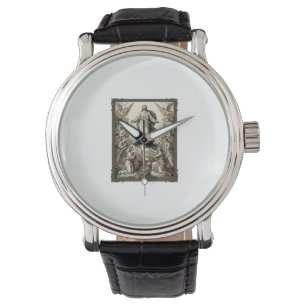 Vintage Ascension Angel Engraving Vector Art_1 Watch