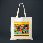 Vintage Asheville NC Canvas Tote<br><div class="desc">A wonderful vintage postcard greeting from Asheville,  North Carolina repurposed!</div>