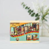 Vintage Asheville NC Postcard (Standing Front)