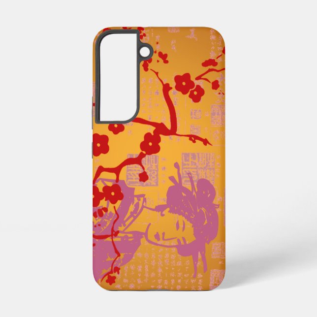Vintage Asian Collage Samsung Galaxy S22 Case (Back)