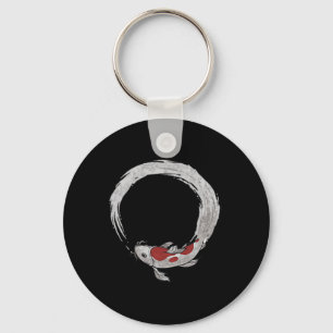 Vintage Asian Japanese Koi Carp Fishing Novelty Fi Key Ring