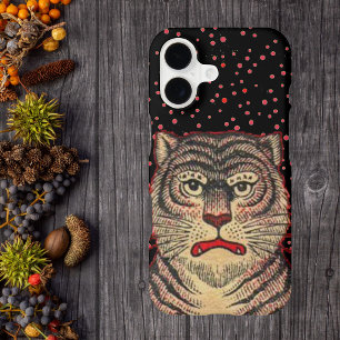 Vintage Asian Striped Fierce Tiger