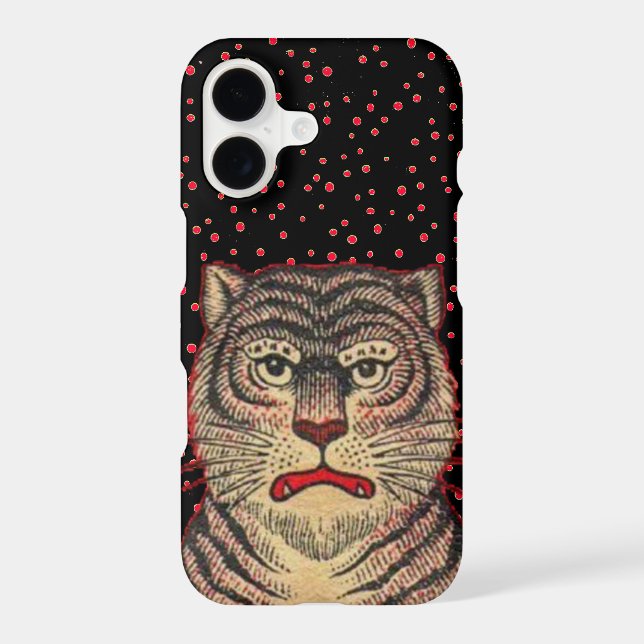 Vintage Asian Striped Fierce Tiger (Back)