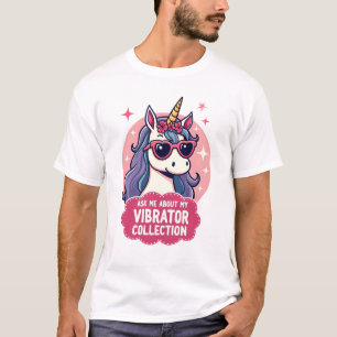 Vintage Ask Me About My Vibrator Collection Unicor T-Shirt