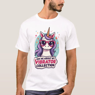 Vintage Ask Me About My Vibrator Collection Unicor T-Shirt