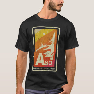 Vintage Aso Alpen Signal Observatorium Distressed T-Shirt